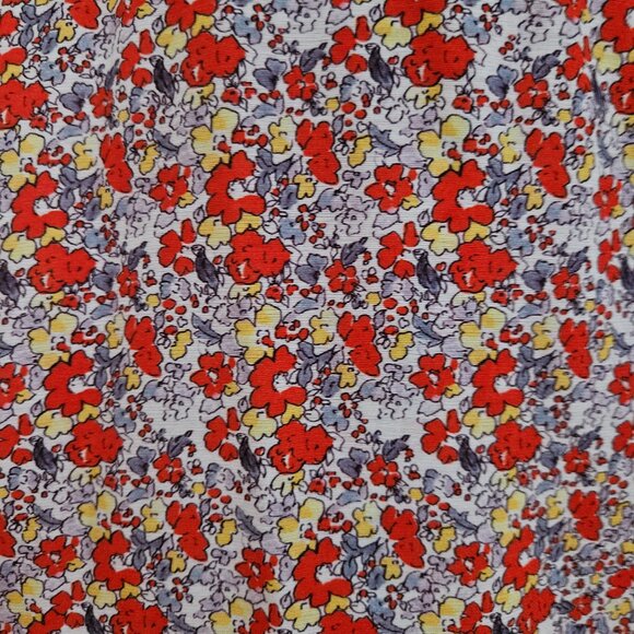 ME+EM Floral Peasant Blouse with Flutter Sleeves Size 10 - Picture 6 of 10